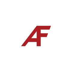 Logo Letter AF Simple Minimalist