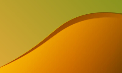 abstract background with a bold orange curve sweeping across a soft gold gradient. Great for design, branding, and marketing visuals that convey warmth, energy, and modern style.