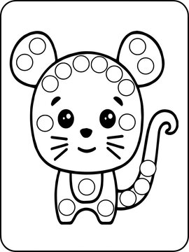abc animals dot markers activity Pages 