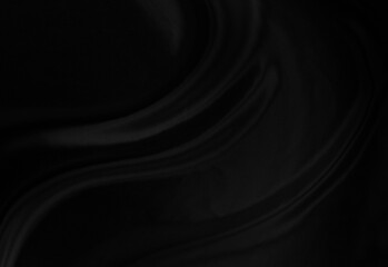 Black gray satin dark fabric texture luxurious shiny that is abstract silk cloth background with...