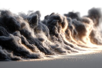 Raging Ocean: A striking image of a powerful wave, captured at the moment of impact, showcasing the raw energy and untamed beauty of the ocean. 