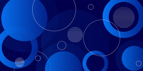 Abstract blue geometric background. Dynamic shapes composition. vector Eps10