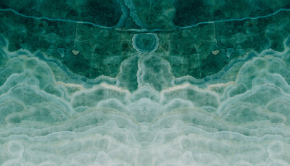 Fototapeta premium グリーングラデマーブル・オーガニックナチュラル背景