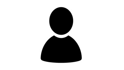 Simple human silhouette