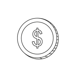 Obraz premium Financial Investment Concept Illustration with Money Coin and Dollar Sign