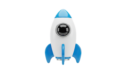 Cartoon Rocket Ship