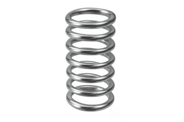 Metal spring element for mechanical engineering and support