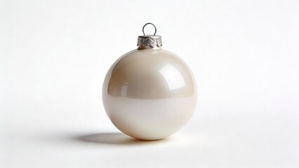 Single Christmas ornament with smooth surface and clean edges shown on a white background with no branding or writing, featuring a hanger for easy display during the holiday season