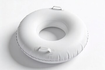 Snow tube for winter fun in snowy locations, designed for sliding down hills on cold days with friends or family