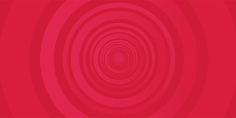 red background with modern geometric circle shapes banner design.eps 10