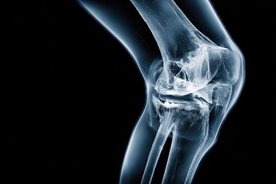 X-ray image of a human knee joint (4)
