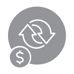 Obraz premium Exchange Rate Money Icon