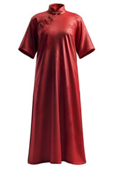 red shirt isolated on white