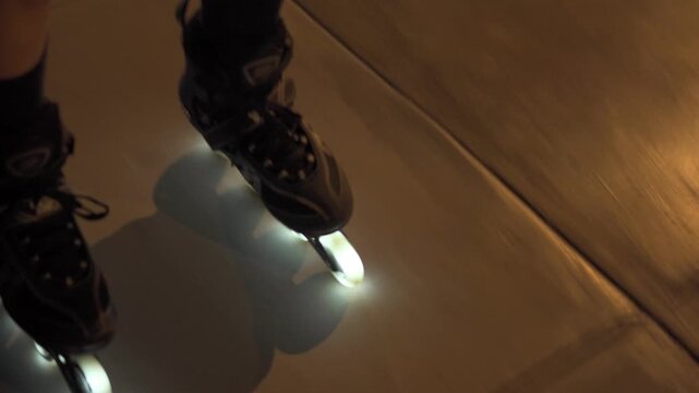 Patines, patinaje en el parque