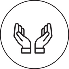 Obraz premium hand sign icon