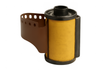 35mm film roll cartridge exposing analog photography negative
