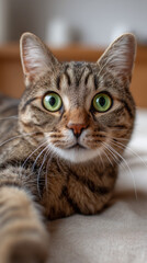 Naklejka premium a surprised cat