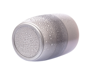 Close-up of a silver foot file with textured surface.