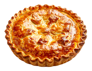 Golden Baked Savory Pie with Flaky Crust.