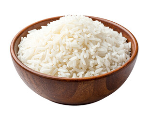 A Bowl of Steamed White Rice.
