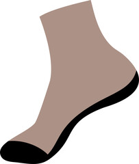 Ankle Socks Flat Vector Illustration