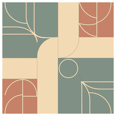 Abstract vector background with circles design