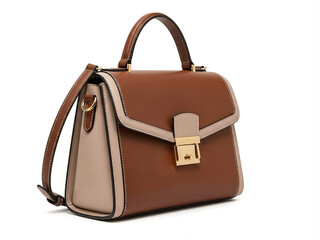 brown leather bag
