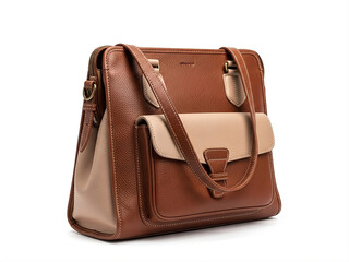 brown leather bag