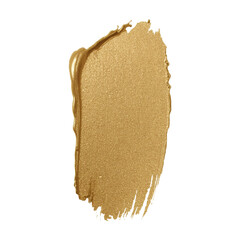 Luxurious Golden Shimmer Paint Stroke