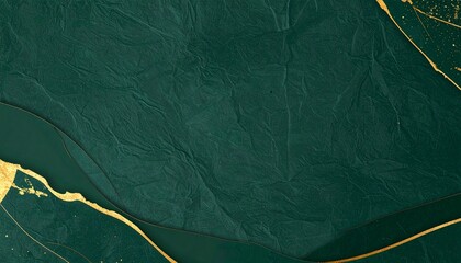 緑と金の優雅な抽象画、背景、壁紙素材