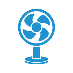 Blue table fan Vector © Vectorvista
