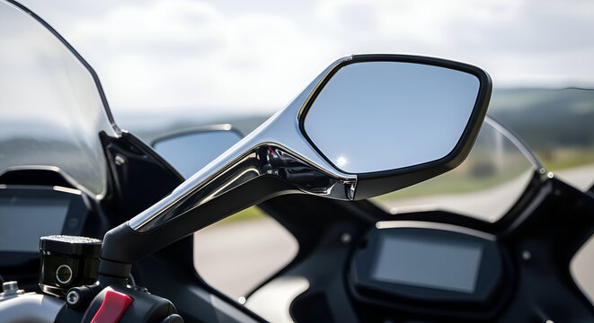 Motor, kaca spion, motor  matic, motorcycle on the road, motor matic