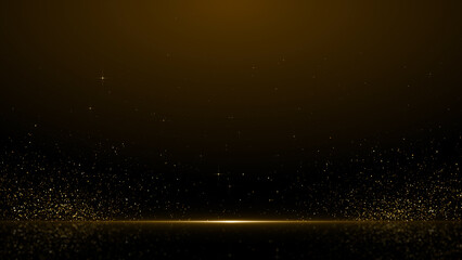 Golden Horizon Particles Awards Trailer Titles Cinematic Openers Luxury Intro Background