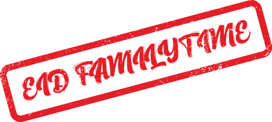 Eid Family Time Grungy Red Stamp Emphasizing Precious Moments and Cherished Gatherings