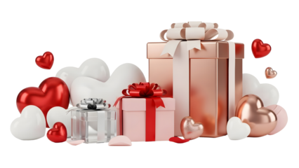 Elegant valentine's day gift arrangement