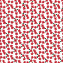 Red Flower Design Background 