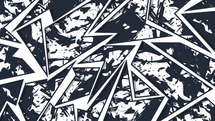 Abstract Sharp Geometric Racing Livery Background for Sport and Car Wrap