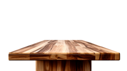 Stunning handcrafted natural wood tabletop surface showcasing rich intricate grain patterns perfect for kitchen counter design or a durable furniture product display