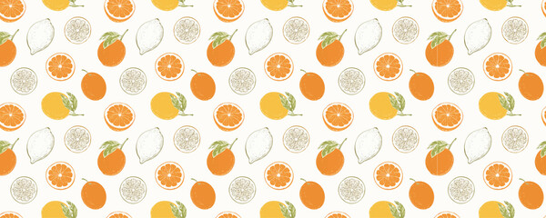 Fresh Lemon seamless Pattern 007 - 1