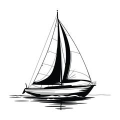 sailing ship on white background ©  TOWHIDUL ISLAM