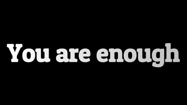 A motivational video about self-acceptance and empowerment
