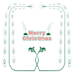 Merry Christmas Decorative Frame