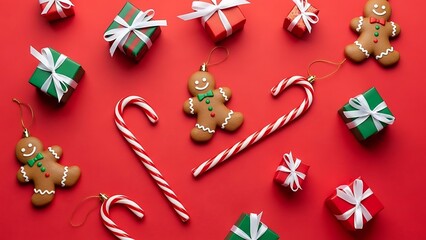 Obraz premium Christmas Ornaments and Gifts