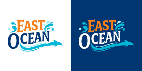 East Ocean Dolphin Sea Logo.eps