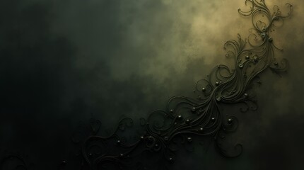 Abstract black olive texture background combining deep forest-olive gradients, translucent overlays, fine noise texture, balanced contrast, contemporary editorial backdrop