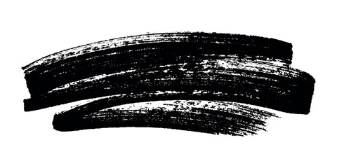 Fototapeta premium Brush paint stroke texture swatch Hand painted background Ink scribble dab clipart Paint smudge for tags and stamps design