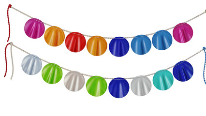 Colorful Decorative Garlands for Festive Occasions