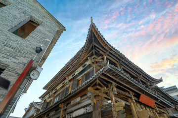 Fototapeta premium Historical buildings in Heshun Ancient Town, Tengchong, Yunnan, China.