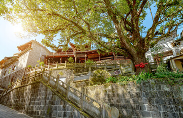Historical buildings in Heshun Ancient Town, Tengchong, Yunnan, China.