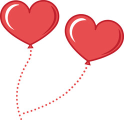 Happy Valentine's Day Hearts Celebration